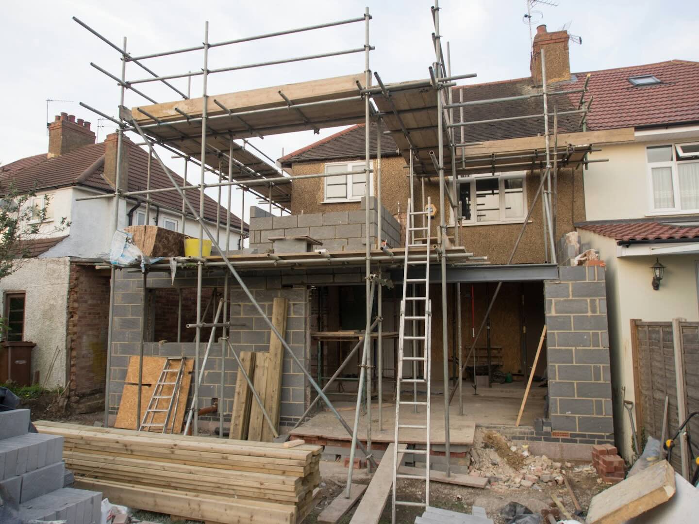 Residential Hire scaffolding image