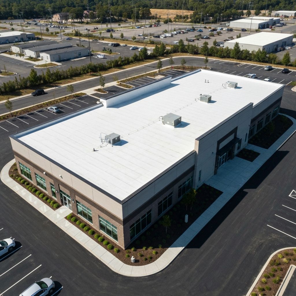 Commercial Flat Roof Installation - Image 3