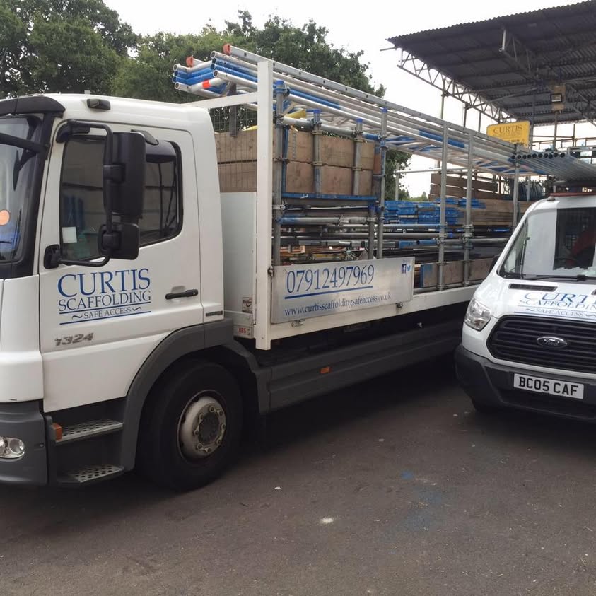 Curtis Scaffolding Work Vans